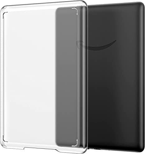 MoKo Case Compatible with 6.8" Kindle Paperwhite (11th Generation-2021) and Kindle Paperwhite Signature Edition, Translucent Slim PC Protector Back Cover for Kindle Paperwhite 2021, Clear