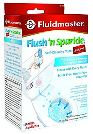 Fluidmaster 8100 Flush 'N' Sparkle Toilet Bowl Cleaning System