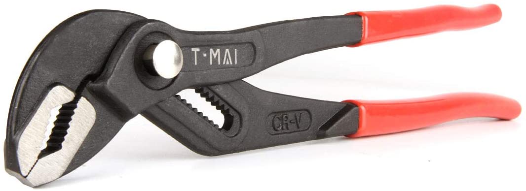 T-MAI Push Button Quick Adjust Channel Locks Pliers, Tongue-and-Groove Pliers,Slip Joint Pliers, Plumbing Pliers (10/12/16Inch) (12Inch)