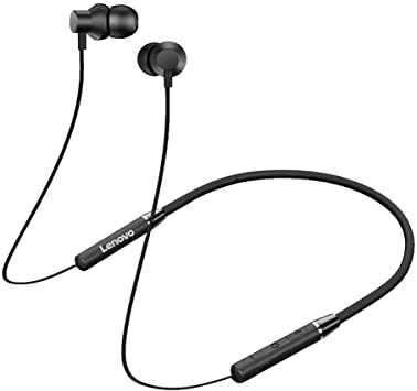 Lenovo HE05 Neckband Bluetooth Headset-Black