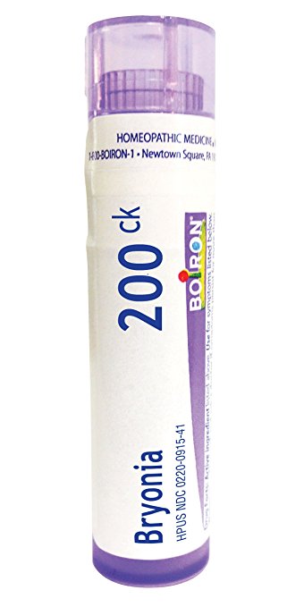 Boiron Bryonia Alba 200C, 80 Pellets, Homeopathic Medicine for Muscle and Joint Pain