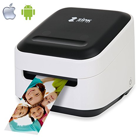 Instagram Photo Printer Wireless Color Label Printer Multifunction Portable Digital Photo Booth Printer Works With Mobile Phone iPad iPhone Tablets Art Printer Mailing Address Label & FREE App by Zink