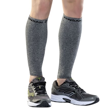 Zensah Compression Leg Sleeves - Helps Shin Splints, Leg Sleeves for Running