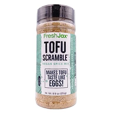 FreshJax Gourmet Spices And Seasonings, Tofu Scramble Spice Mix (8.9oz Extra Large bottle)