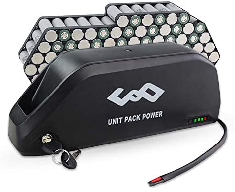 Unit Pack Power Top A Grade R049-2 Shark/Jumbo Battery - Ebike Battery - Electric Bike Lithinum Ion Battery Pack for 1200W/100W/500W Bafang/Voilamart and Other Motor - (36V/48V/52V)