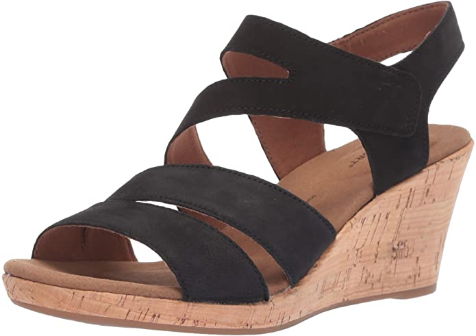 Rockport Women's Briah Asym Wedge Sandal