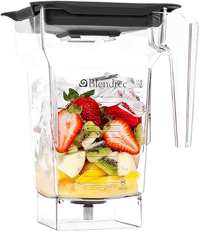 Blendtec Commercial FourSide Blender Jar | 2 Qt. with Vented Gripper Lid