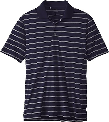 adidas Golf Men's Puremotion 2 Color Stripe Jersey Polo