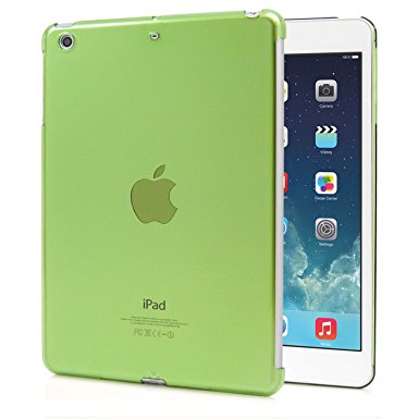 iPad Mini Cover, MagicMobile® Hard Ultra Slim Lightweight Snap On Crystal Clear Transparent Case - Green Color (Compatible with iPad Mini 1st & 2nd Gen )