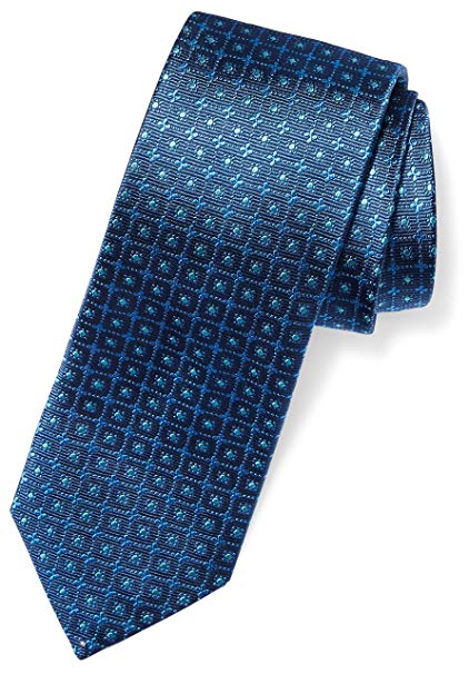 Amazon Brand - BUTTONED DOWN Men's Classic Silk 3" Necktie (27 Designs)