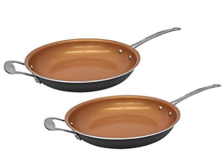 Gotham Steel Non-stick Titanium Frying Pan, 12.5" (Pack of 2)