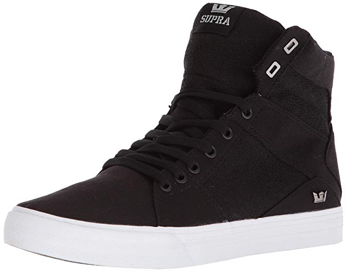 Supra Aluminum High Top Lace Up Sneaker Shoes