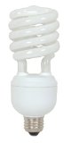 Satco S7333 32 Watt 125 Watt 2000 Lumens Hi-Pro Spiral CFL Daylight White 5000K Medium Base 120 Volt Light Bulb