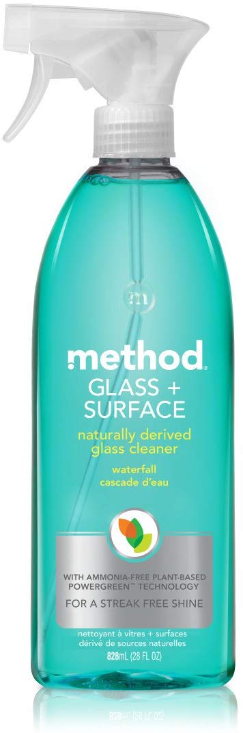 Method Glass Cleaner   Surface Cleaner, Waterfall, 28 Ounce (8 Count)