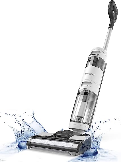 Tineco iFLOOR 3 Breeze Complete Wet Dry Vacuum Cordless Floor Cleaner and Mop One-Step Cleaning for Hard Floors