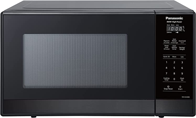 Panasonic NNSG448S Compact 900 W High Power Microwave Oven, Stainless Steel