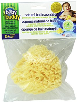 Baby Buddy Natural Bath Sponge, Natural, 1-Pack