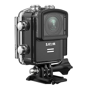 SJCAM M20 Wifi Real 4K Action Camera 16MP Sony Sensor/ Remote Control/ Gyro Stabilization/ 166° Wide FOV Distortion Correction Underwater Camera  Waterproof Case- Black