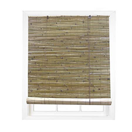 RADIANCE 0108109 Laguna Bamboo Shade Roll Up Blind, 96-Inch Wide by 72-Inch Long