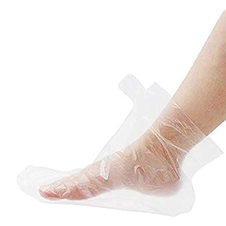 Vaorwne 200Pcs Paraffin Wax Liners for Feet,Larger Thicker Thermal Therapy Plastic Socks Liners,Paraffin Spa Therabath Foot Protectors Foot Bags for Paraffin