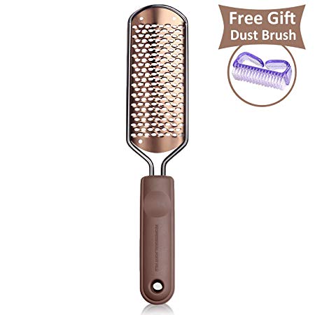 Colossal Foot File Callus Remover - BTArtbox Pedicure Foot Rasp Professional Stainless Steel Callus File for Wet and Dry Feet