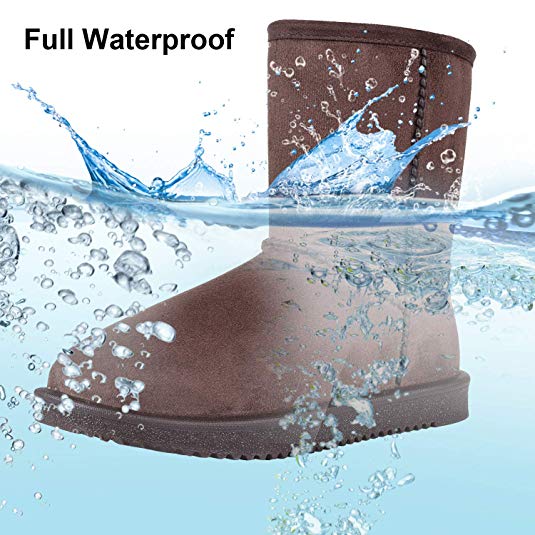 Women's Classic Snow Boots Full Waterproof Short Winter Boots