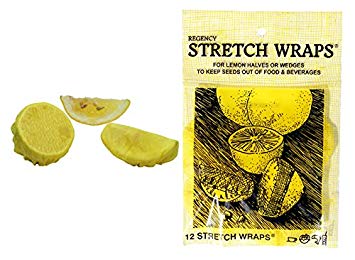 Regency Wraps Stretch Wraps for Lemon Halves and Wedges, Pack of 12