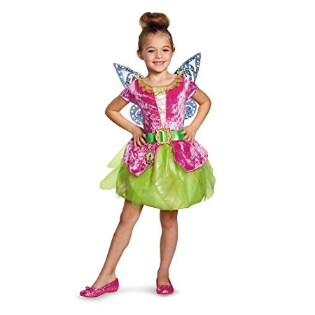 Disguise Disney's The Pirate Fairy Pirate Tinkerbell Classic Girls Costume, Small/4-6x