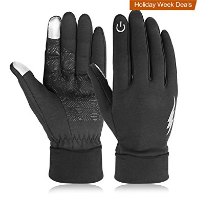 Winter Gloves, HiCool Touch Screen Gloves Driving Gloves Running Cycling Gloves Outdoor Indoor Thermal Warm Gloves for Men and Women