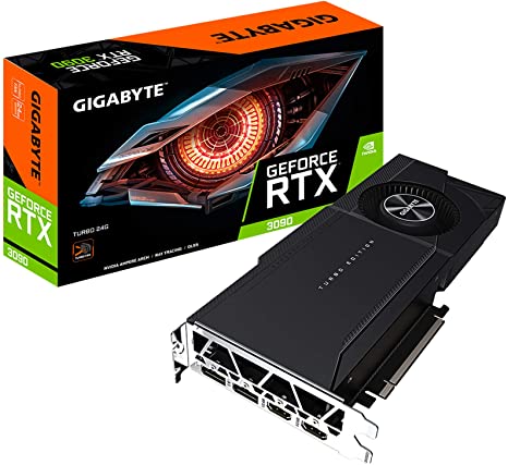 Gigabyte 24GB NVIDIA GeForce RTX 3090 Turbo GDDR6X Graphics Card Model GV-N3090TURBO-24GD