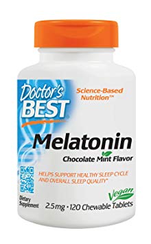 Doctor's Best Quick Melt Melatonin 2.5mg, 120-Count