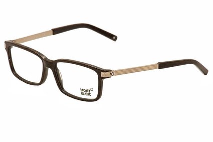 Mont Blanc Eyeglasses MB0480 MB/0480 052 Brown Black/Gold Optical Frame 57mm