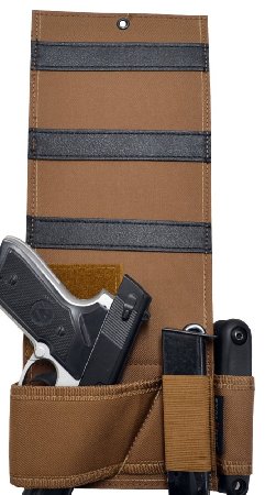 Explorer Tactical Under Mattress Bed Handgun Holster with Tactical Flashlight Loop