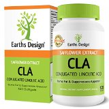 CLA 1000 Conjugated Linoleic Acid Highest Potency and Grade Best Healthy Weight Management Supplement As Recommended on Famous TV Dr Show Made From Organic Safflower Seed Oil 120 Veggie Softgels