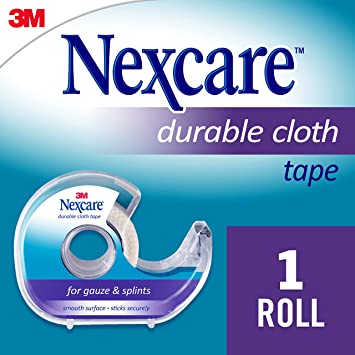 Nexcare Durable Cloth First Aid Tape With Dispenser , 3/4 In X 7 Yds (6 Pack)