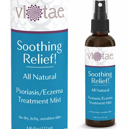 100% Natural Psoriasis-Eczema Treatment Healing & Relief Mist - Gentle, Fast Acting - 'Soothing Relief!' by Vi-Tae® - Effective Relief Of Psoriasis, Eczema, Dermatitis, Itchy & Dry Skin - 4.66oz