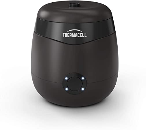 Thermacell E55 Rechargeable Mosquito Repeller with Zone of Protection, Graphite; Includes 12-Hr Repellent Refill; No Spray, Flame or Scent; DEET-Free Bug Spray Alternative
