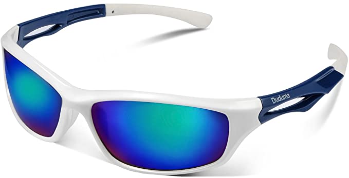 Duduma Polarized Sports Sunglasses for Men Women Running Cycling Fishing Golf Tr90 Unbreakable Frame