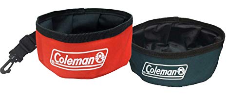 Coleman Collapsible Waterproof Travel Bowl for Dogs (2 Pack)