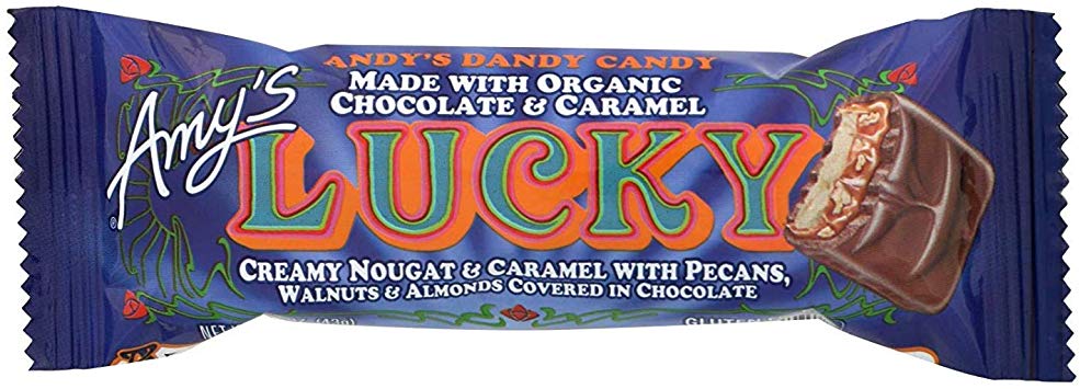Amys Organic Lucky Candy Bar, 1.3 Ounce - 12 per case.