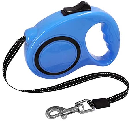 Retractable Leashes, Patented 360° Tangle-Free, Heavy Duty Retractable Dog Leash with Anti-Slip Handle; 16 ft （5M） Strong Nylon Tape