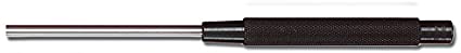 Starrett 117A Center Punch With Round Shank, 4" Length, 5/64" Tapered Point Diameter