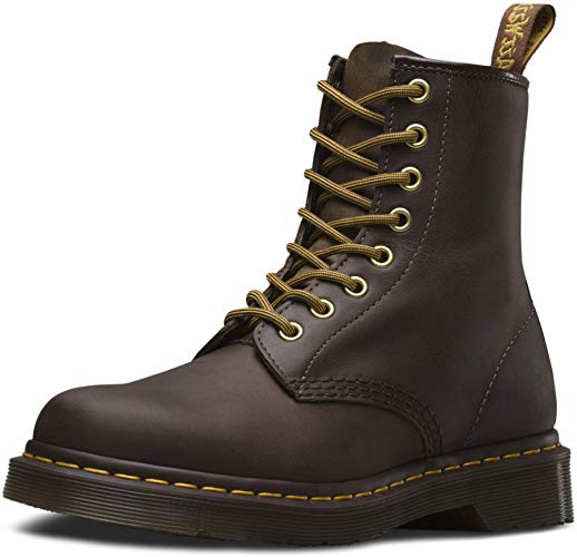 Dr. Martens - 1460 Original 8-Eye Leather Boot for Men and Women, Black Smooth