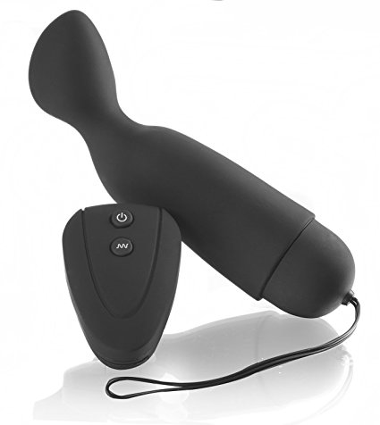Deluxe silicone anal vibrator Swell with remote control, 20 meter range