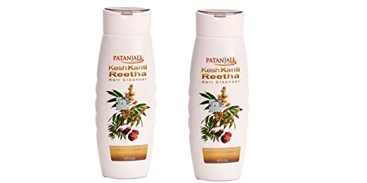 Patanjali Kesh Kanti Reetha Hair Cleanser Shampoo, 200ml (Pack of 2)