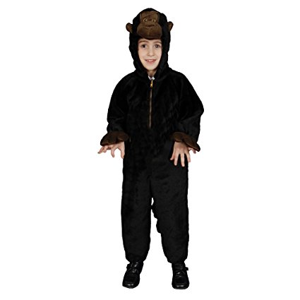 Little Kids Plush Gorilla Costume By Dress Up America
