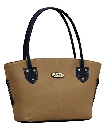 Fostelo Women's Handbag Beige FSB-366