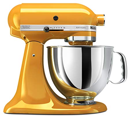 KitchenAid KSM150PSYP Artisan Series 5-Quart Stand Mixer, Yellow Pepper