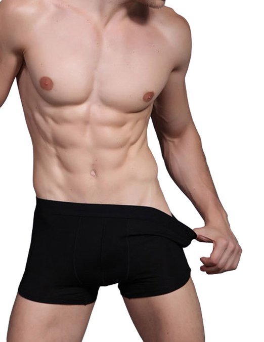 Pack of 3, HOEREV Men's Bamboo Fibre Briefs Underwear