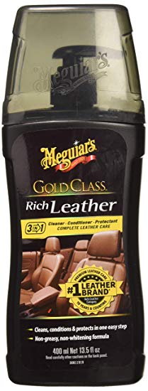 Meguiar's G17914EU Gold Class Rich Leather 3in1 Cleaner Conditioner Protectant 400ml